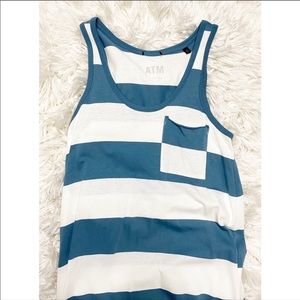 ATM Striped Maxi Dress